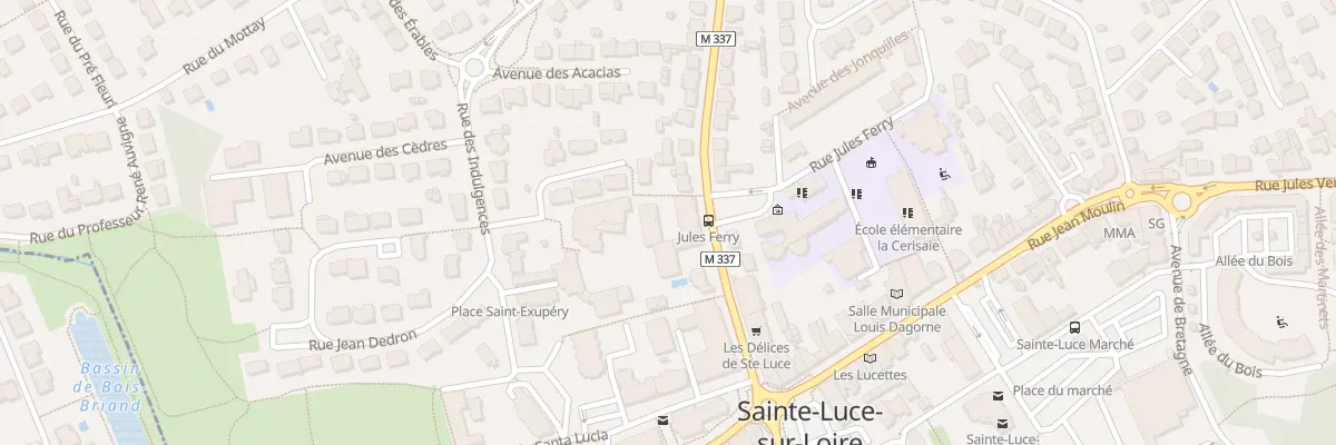 Plan du 11 Rue Louis Gaudin à Sainte-Luce-sur-Loire