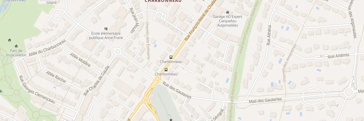 Plan du 68 Rue F R de Chateaubriand à Carquefou
