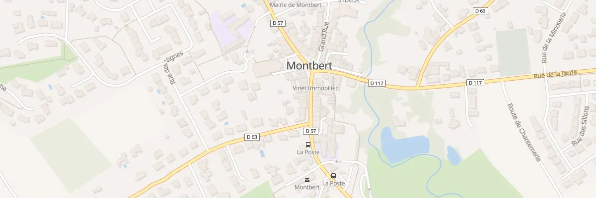 Plan du 10 Rue de la Poste à Montbert