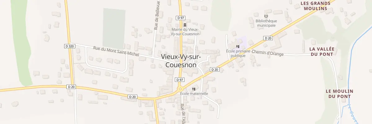 Plan du 5466 Le Bourg à Vieux-Vy-sur-Couesnon