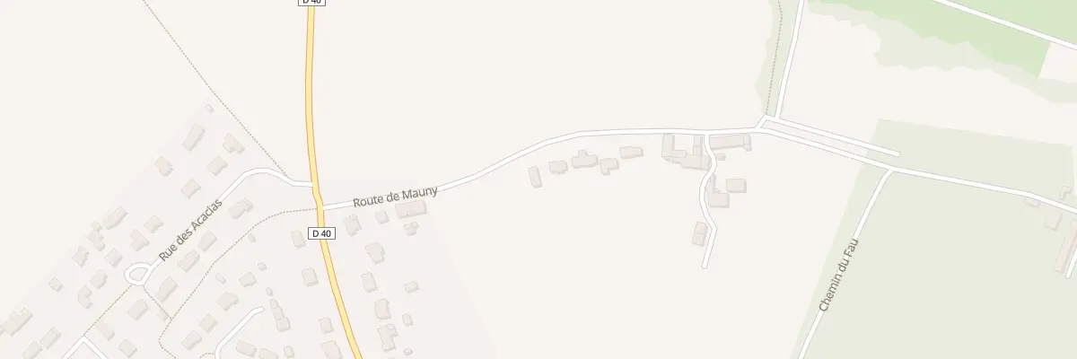Plan du 14 Rte de Mauny à Saint-Aubin-des-Châteaux
