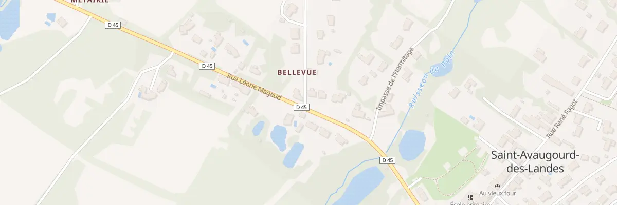 Plan du 14 Rue Léone MAGAUD à Saint-Avaugourd-des-Landes