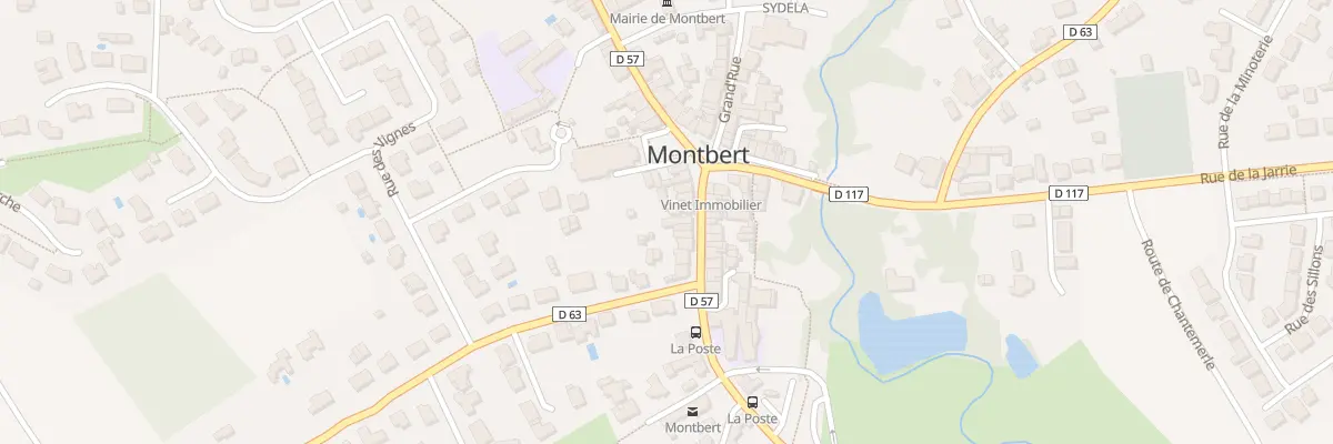 Plan du 8 Rue de la Poste à Montbert