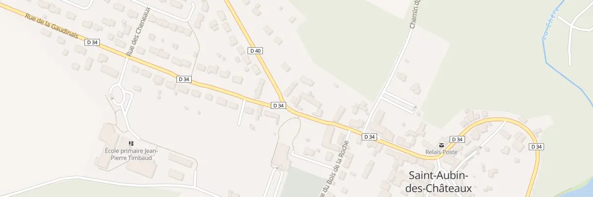 Plan du 2 Rue de la Vigne à Saint-Aubin-des-Châteaux