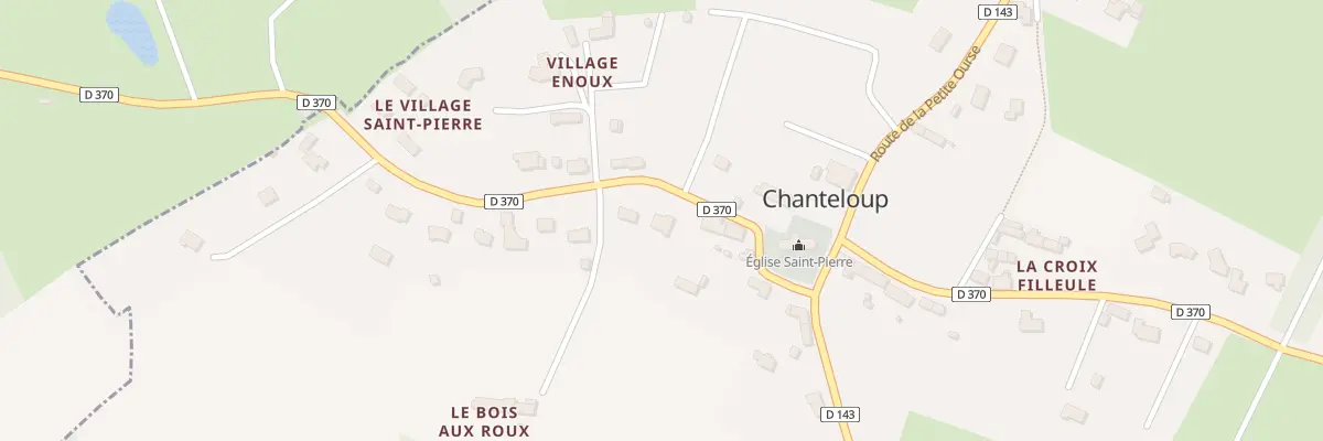 Plan du 5039B Le Bourg à Chanteloup