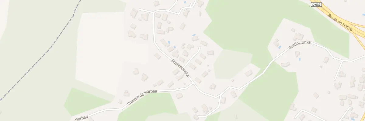 Plan du 666 Rue Buztinkarrika à Ustaritz