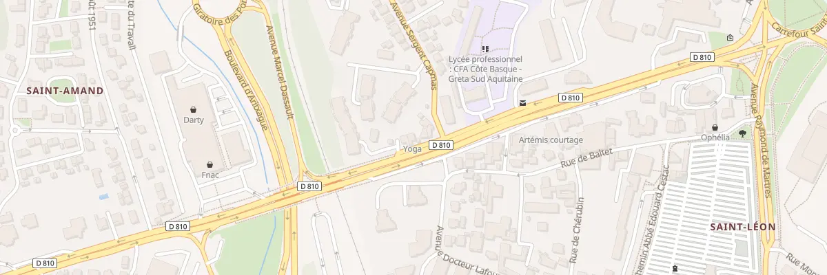 Plan du 26 Av Maréchal Soult à Bayonne