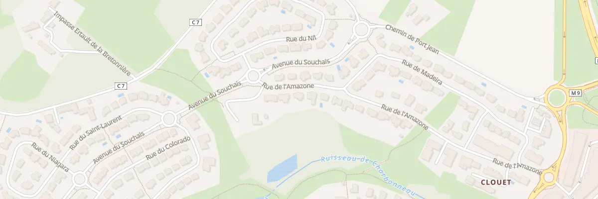 Plan du 6 Rue de l’Amazone à Carquefou