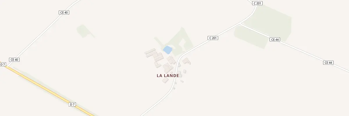 Plan du 4 La Lande à Rocheservière