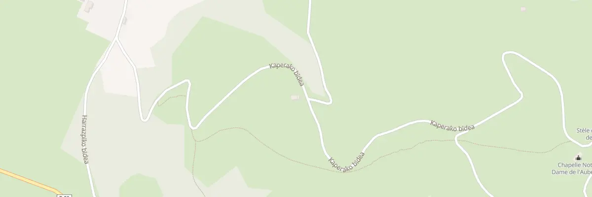 Plan du 1150 Kaperako bidea à Ainhoa