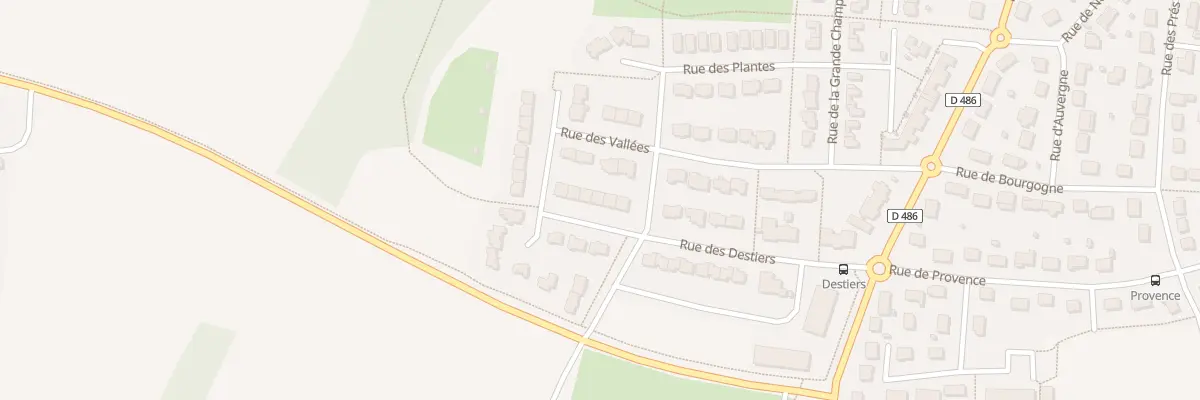 Plan du 15 Rue des Vallées à Brécé