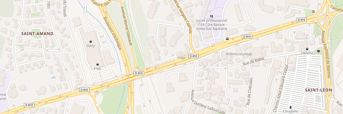 Plan du 34 Av Maréchal Soult à Bayonne