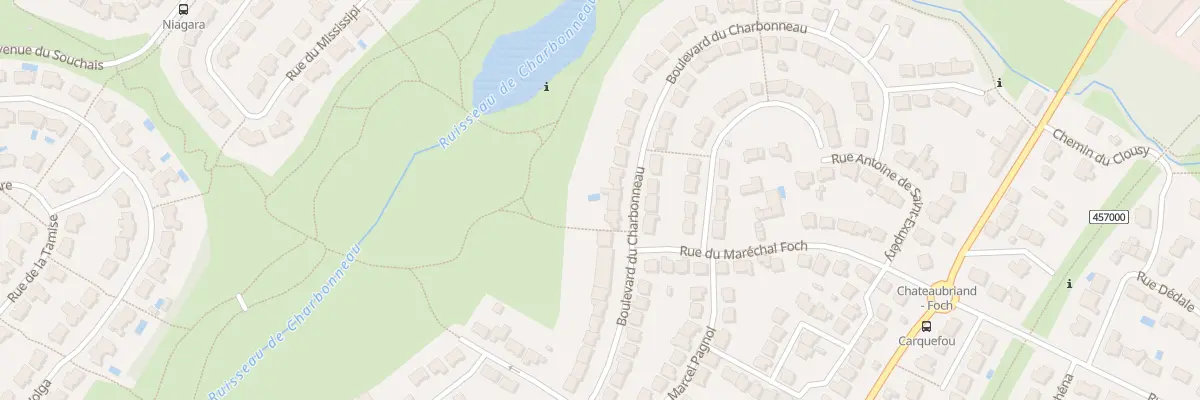 Plan du 69 Bd du Charbonneau à Carquefou