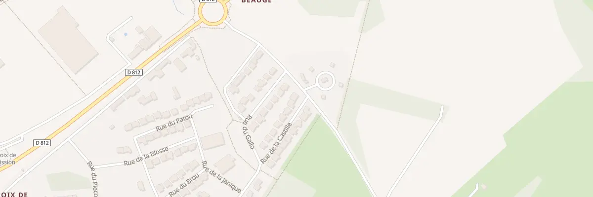Plan du 15 Rue de la castille à Liffré
