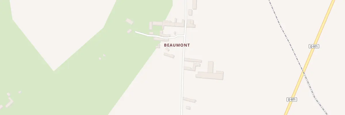 Plan du 1 Rte de Beaumont à Muneville-sur-Mer