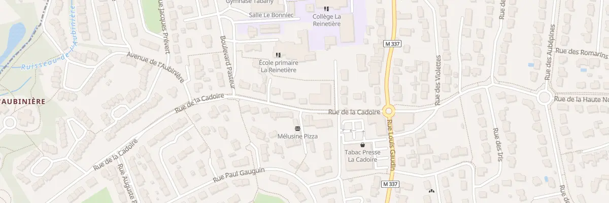 Plan du 8 Rue de la Cadoire à Sainte-Luce-sur-Loire