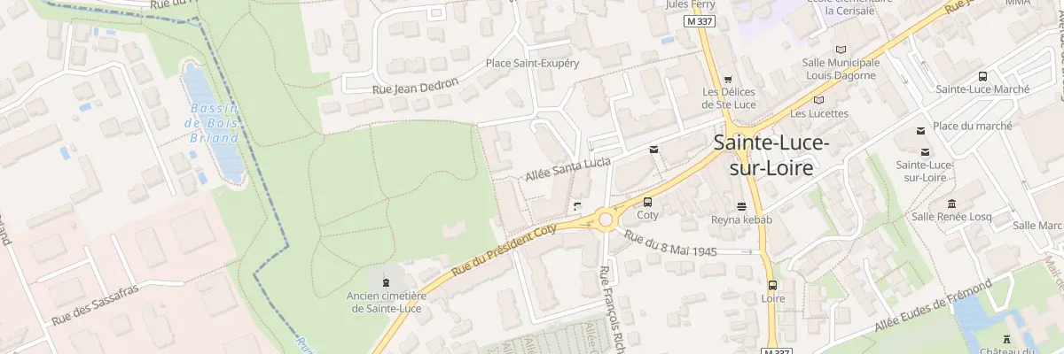 Plan du 3 Rue Jean Monnet à Sainte-Luce-sur-Loire