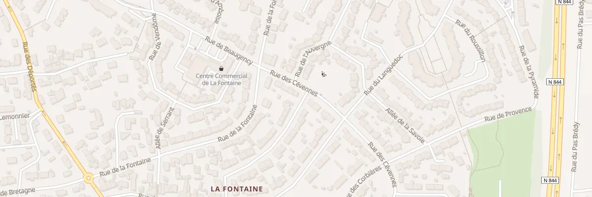 Plan du 23 Rue des Cévennes à Saint-Sébastien-sur-Loire
