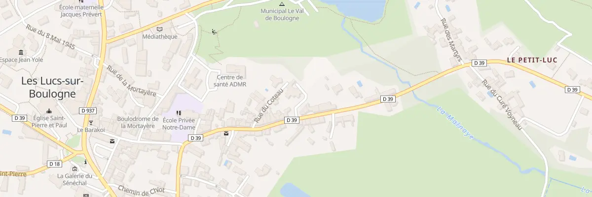 Plan du 197 Rue barbedette aux Lucs-sur-Boulogne