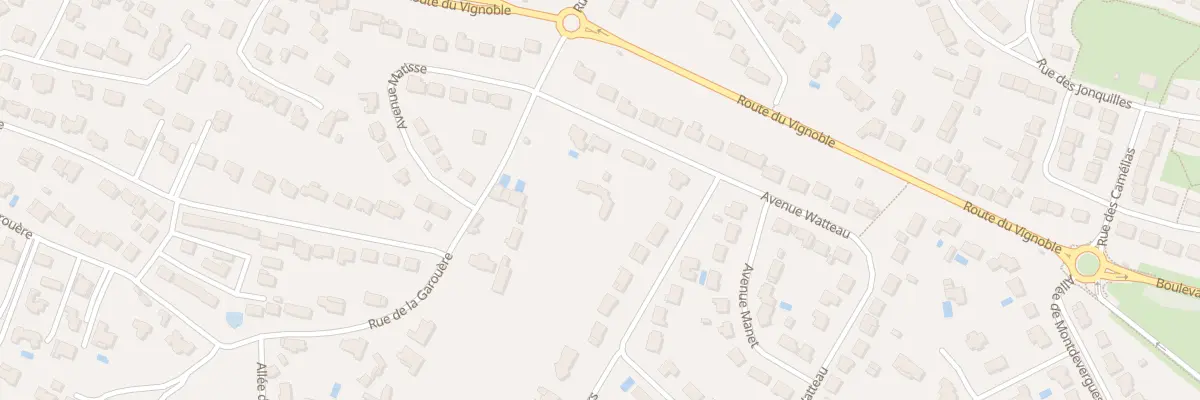 Plan du 1 Rue de la Garouère à Vertou