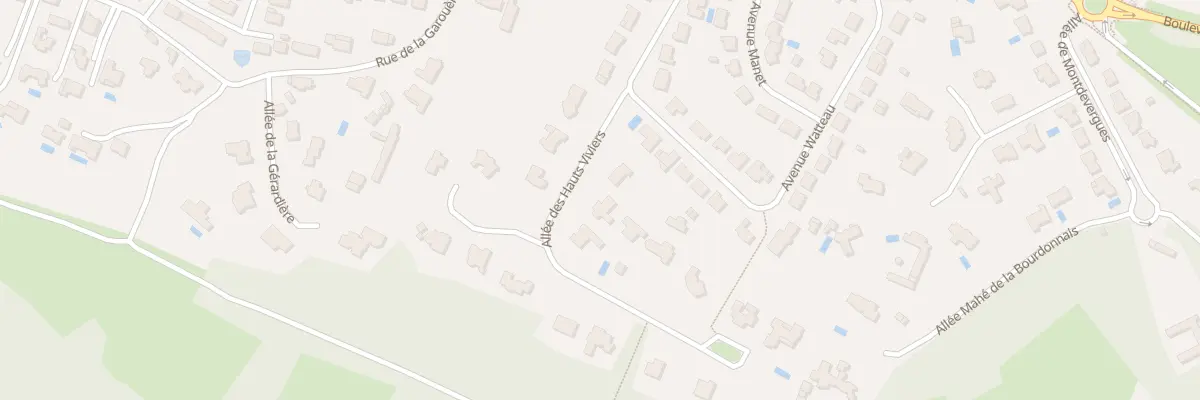 Plan du 6 All des Hauts Viviers à Vertou