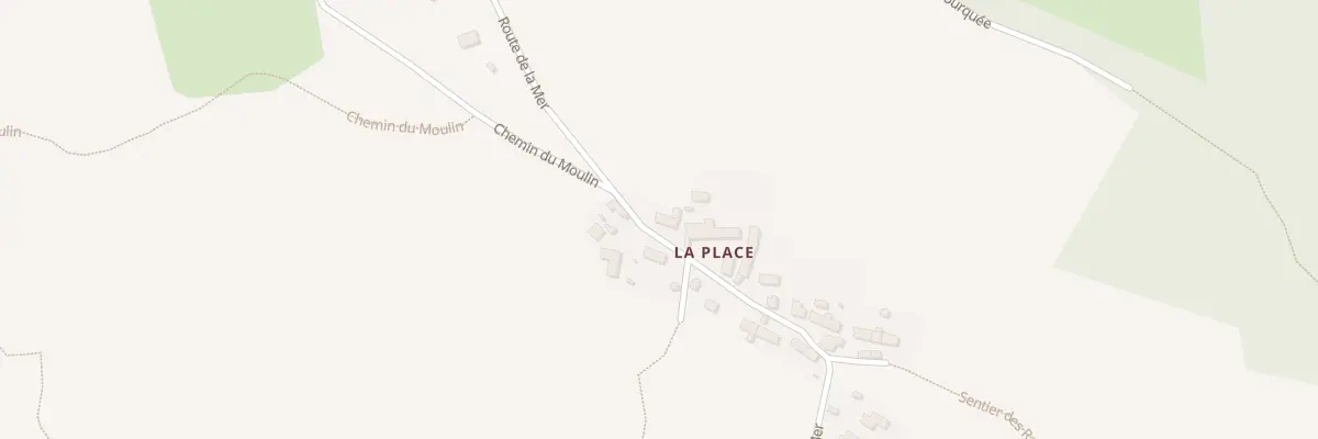 Plan du 24 La Place à Maupertus-sur-Mer