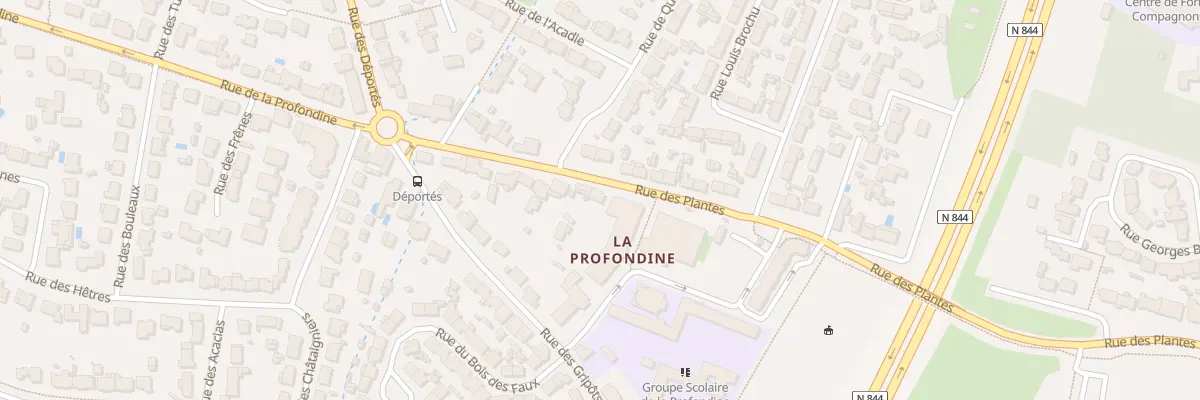 Plan du 20 Rue des Plantes à Saint-Sébastien-sur-Loire