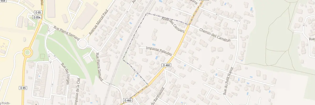 Plan du 9089 Rue Georges Lassalle à Boucau