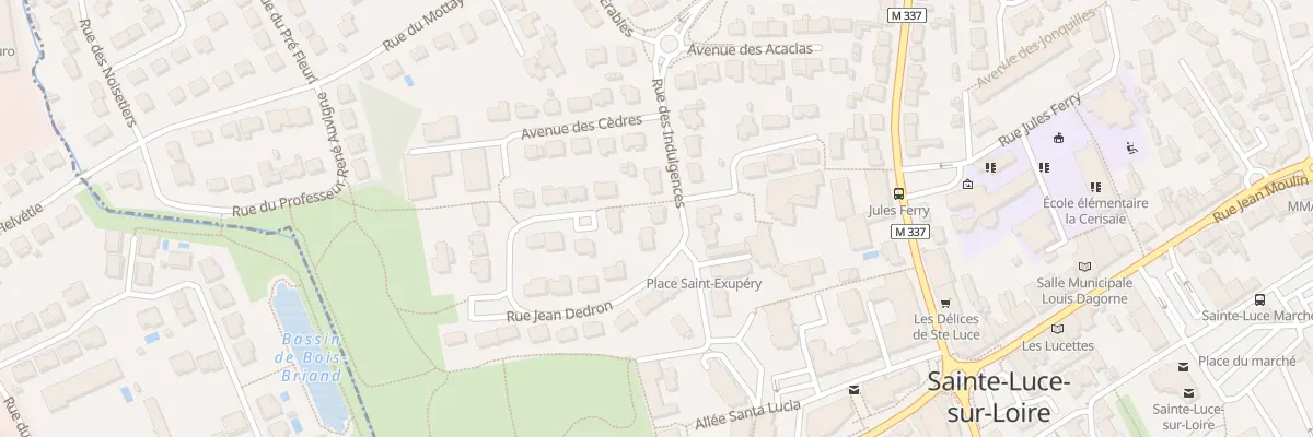 Plan du 15 Rue des Indulgences à Sainte-Luce-sur-Loire