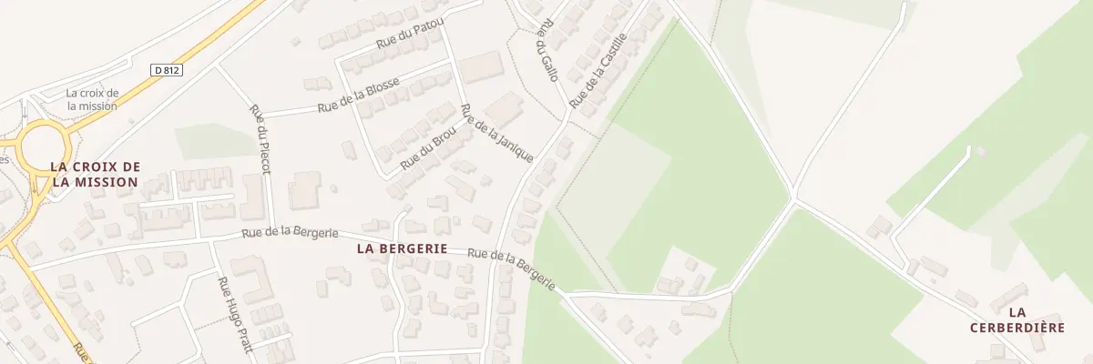 Plan du 10 Rue du gallo à Liffré