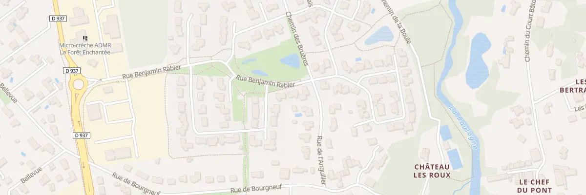 Plan du 8 Rue benjamin rabier aux Lucs-sur-Boulogne