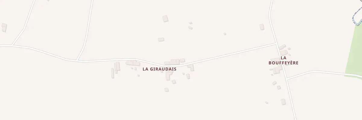 Plan du 45 La Giraudais à Ercé-près-Liffré