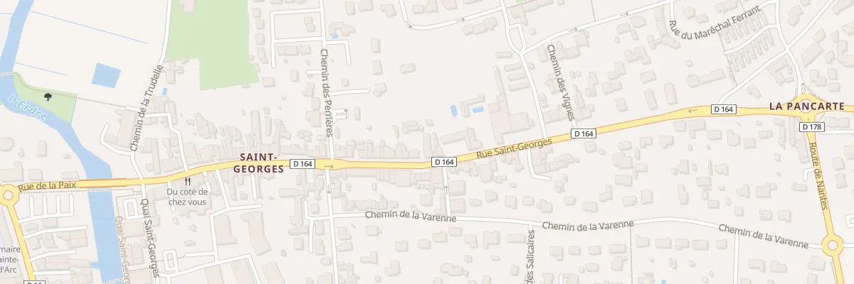 Plan du 85 Rue Saint Georges à Nort-sur-Erdre
