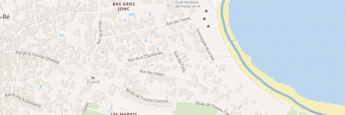 Plan du 7 Rue des Cytes aux Portes-en-Ré