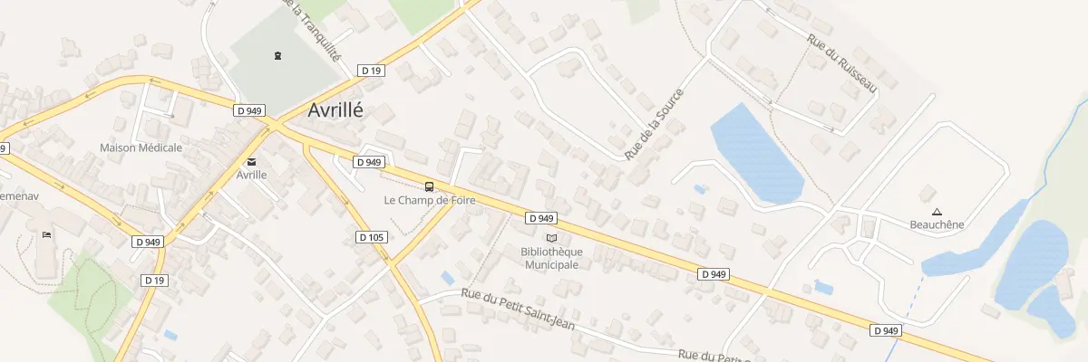 Plan du 26B Av de Lattre de Tassigny à Avrillé