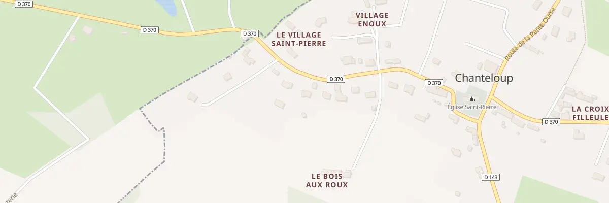 Plan du 5037A Le Bois au Roux à Chanteloup