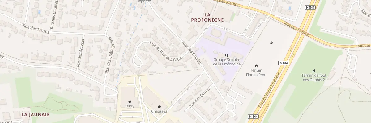 Plan du 4 Rue des Bois des Faux à Saint-Sébastien-sur-Loire