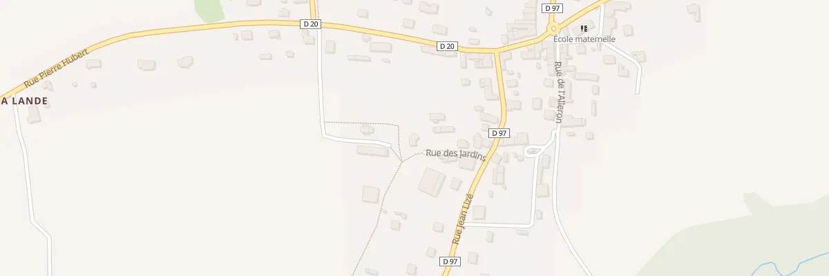 Plan du 6 Rue des Jardins à Vieux-Vy-sur-Couesnon
