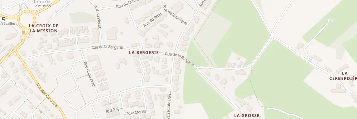 Plan du 30 Rue de la haute berue à Liffré