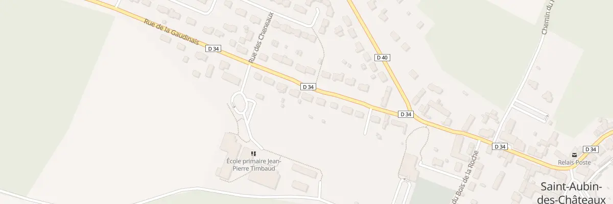 Plan du 39 Rue de la Gaudinais à Saint-Aubin-des-Châteaux