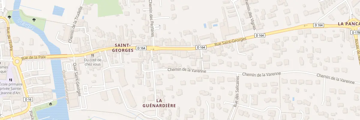 Plan du 60 Rue Saint Georges à Nort-sur-Erdre