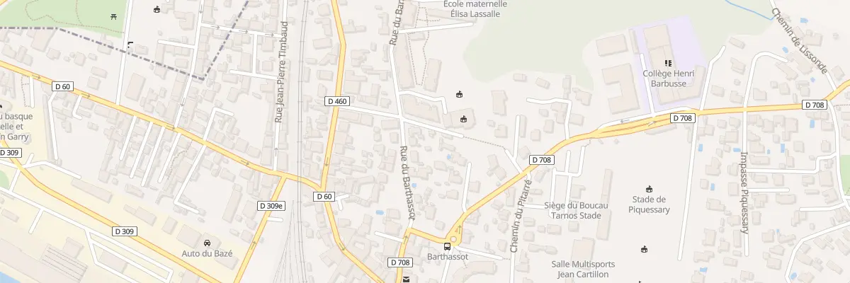 Plan du 20 Rue du Barthassot à Boucau