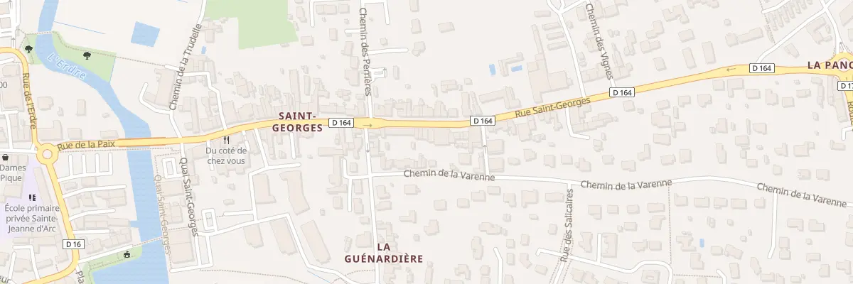 Plan du 58 Rue Saint Georges à Nort-sur-Erdre