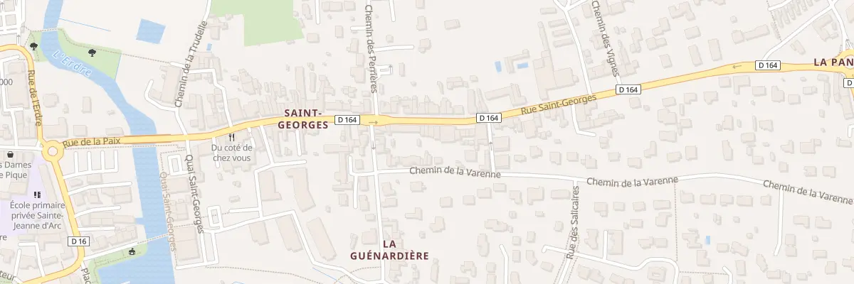 Plan du 56 Rue Saint Georges à Nort-sur-Erdre