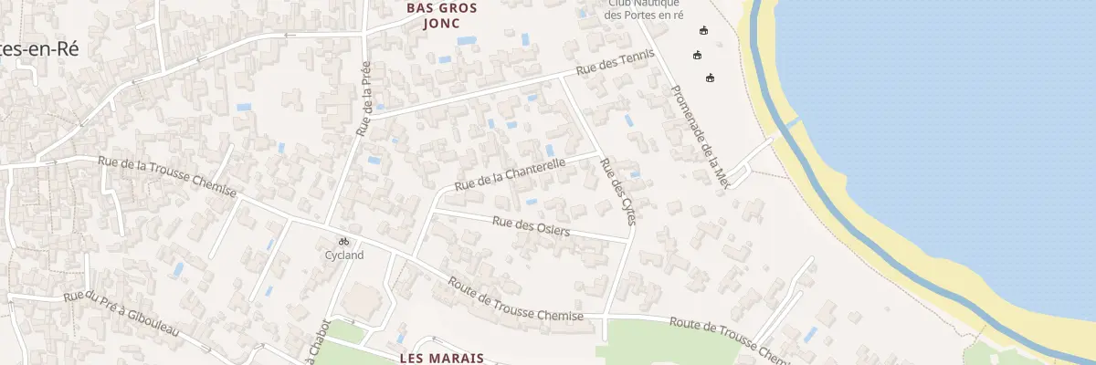Plan du 10 Rue de la Chanterelle aux Portes-en-Ré