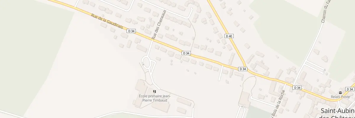 Plan du 41 Rue de la Gaudinais à Saint-Aubin-des-Châteaux