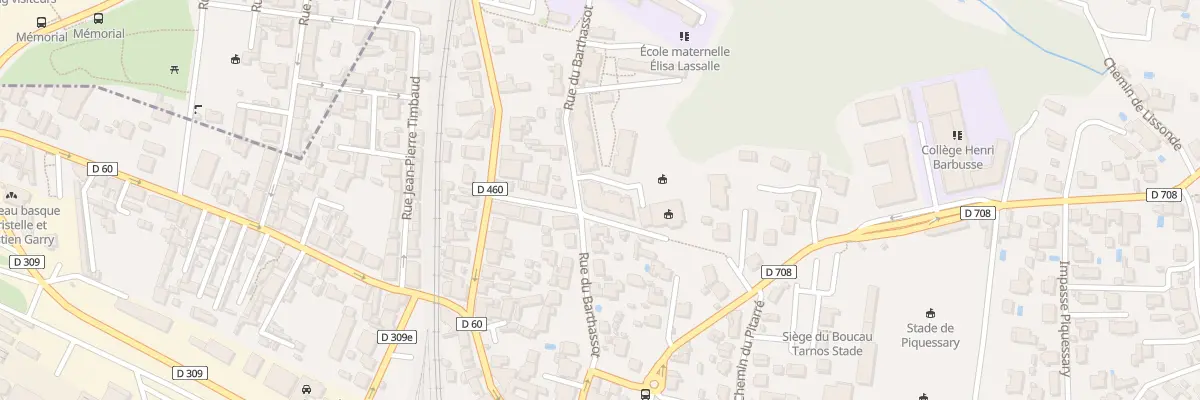 Plan du 24 Rue du Barthassot à Boucau