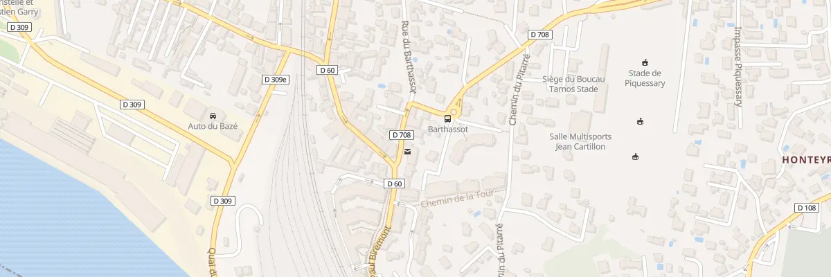 Plan du 4 Rue du Barthassot à Boucau
