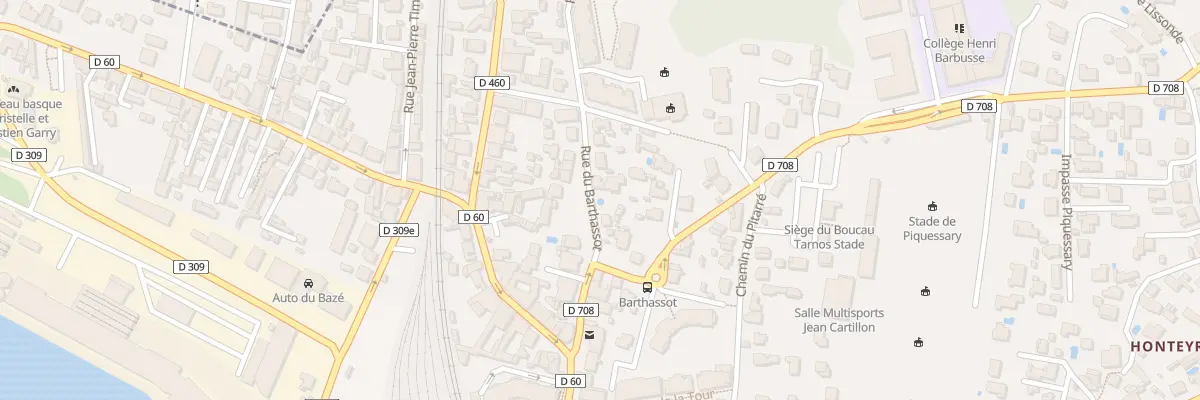 Plan du 16 Rue du Barthassot à Boucau