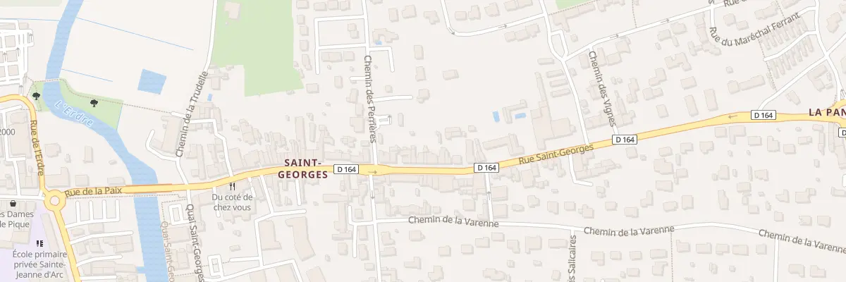 Plan du 69 Rue Saint Georges à Nort-sur-Erdre